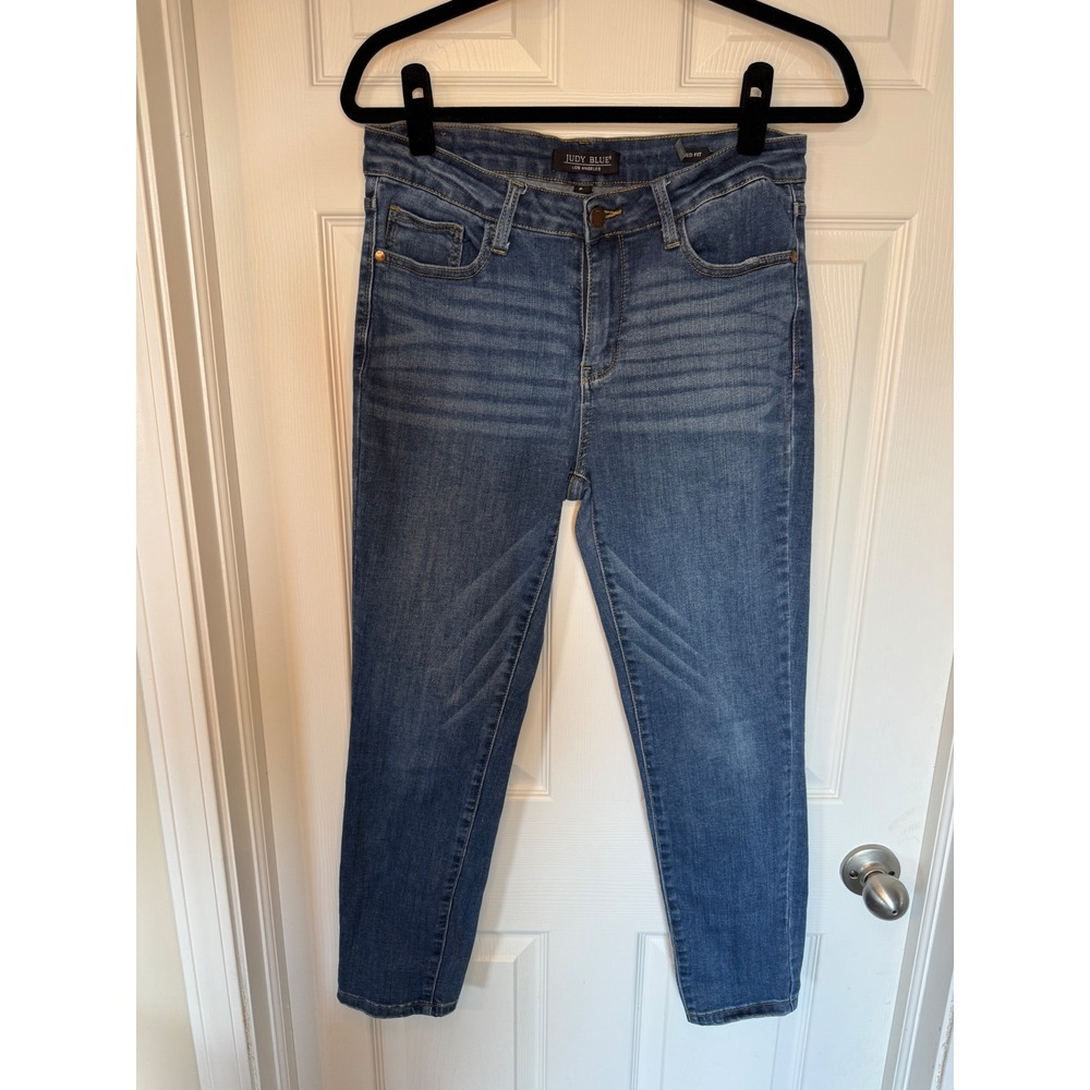 Judy Blue Los Angeles Relaxed Fit Jeans Medium Wash Denim Size 30 Womens